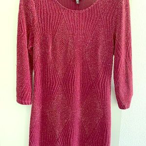 Trixxi winter dress- burgundy